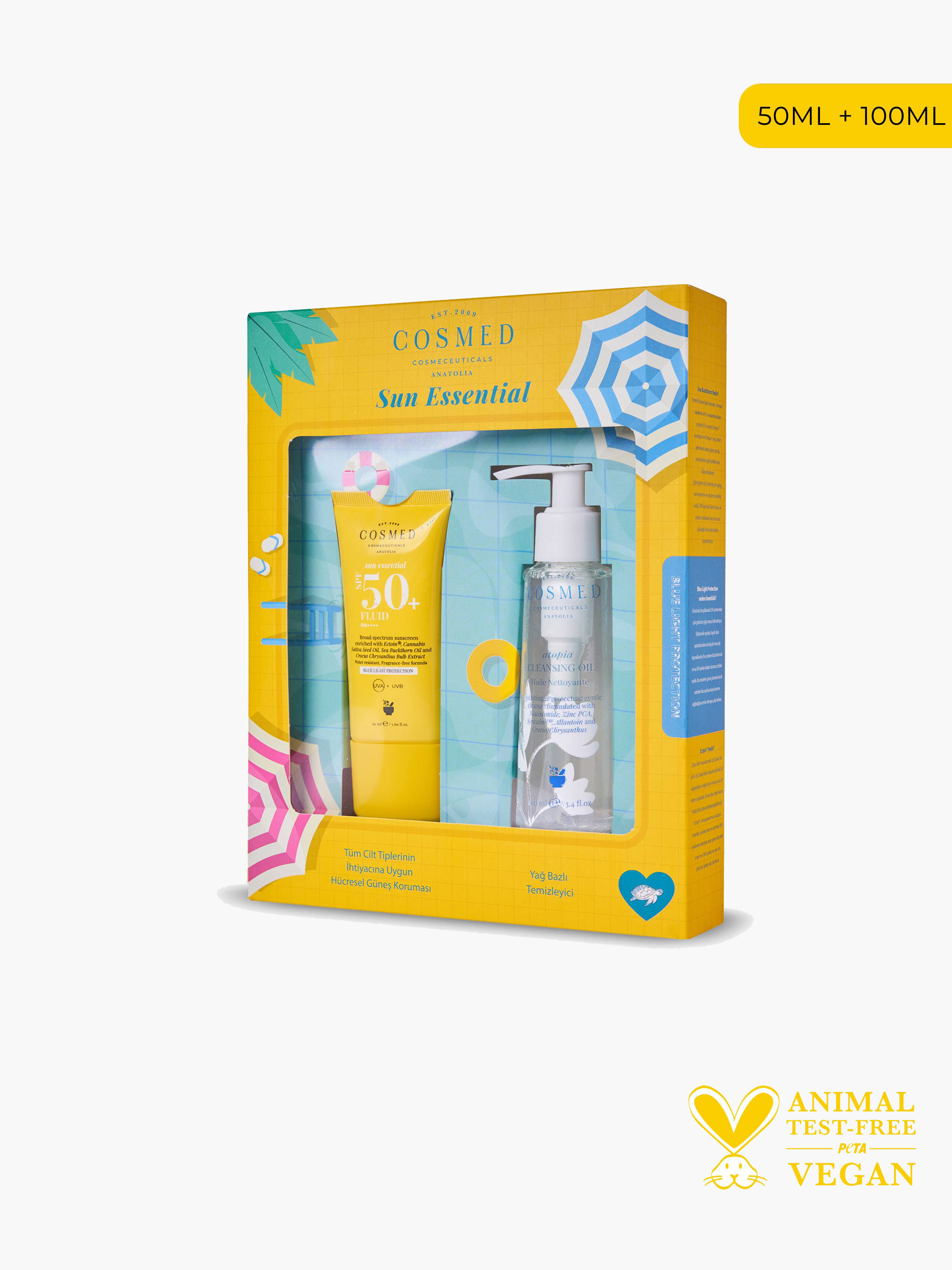 Sun Protection and Cleansing Set Suitable for All Skin Types